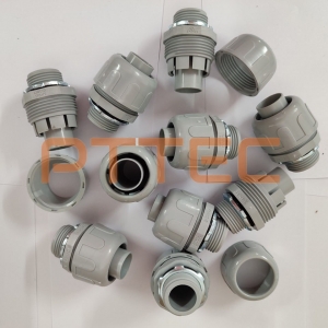 Đầu Nối Ống Ruột Gà nhựa PVC Ren Ngoài
